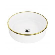 Umywalka nablatowa 37cm - Lavita Merida Gold Line